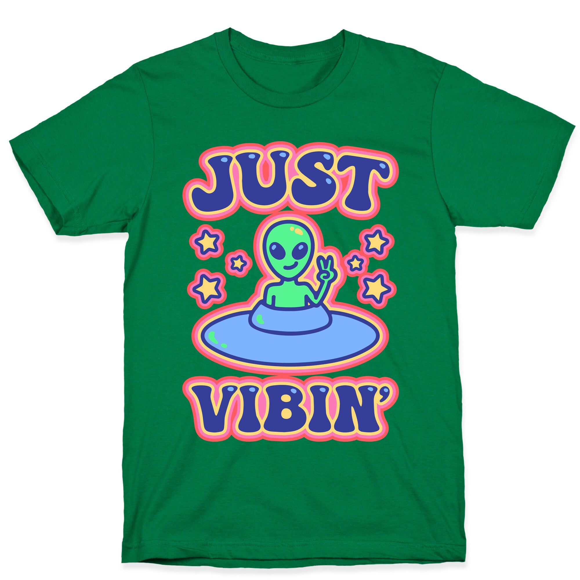 Just Vibin' Alien T-Shirt